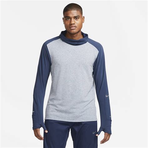 nike herren laufshirt langarm blau|NIKE Herren Laufshirt Langarm.